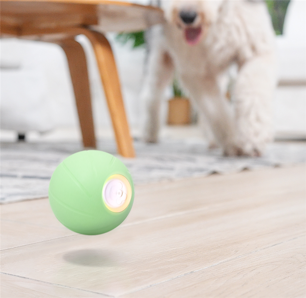 CHEERBLE WICKED BALL PE GREEN FÜR MITTELGROßE HUNDE