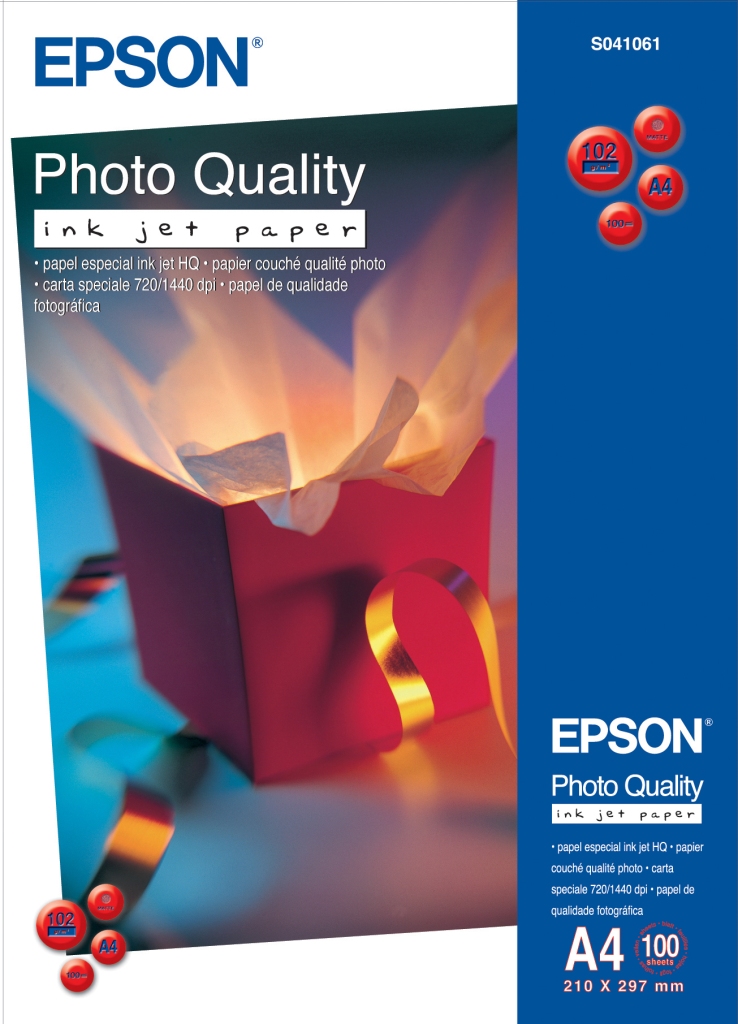 Epson IJ Pho.Qual.Pap. A4 1x100