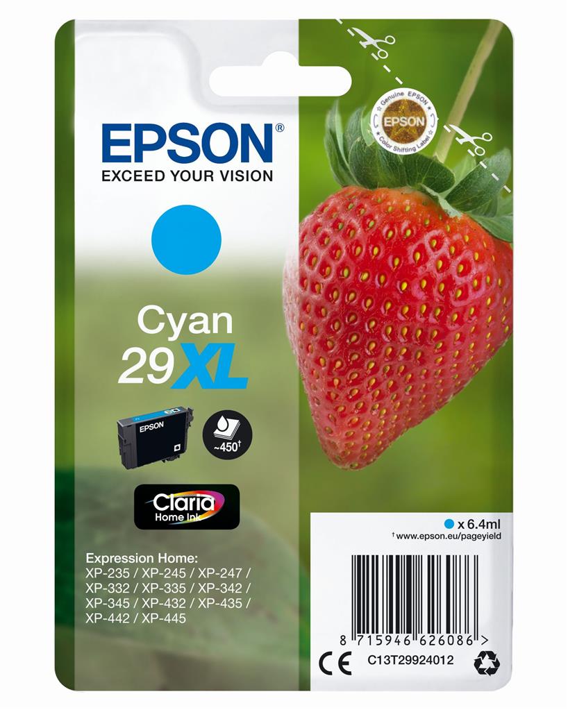 Epson Claria Home Ink Nr.29XL cyan