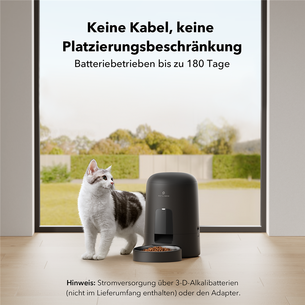 PETLIBRO AIR AUTOMATIC PET FEEDER BLACK 2L