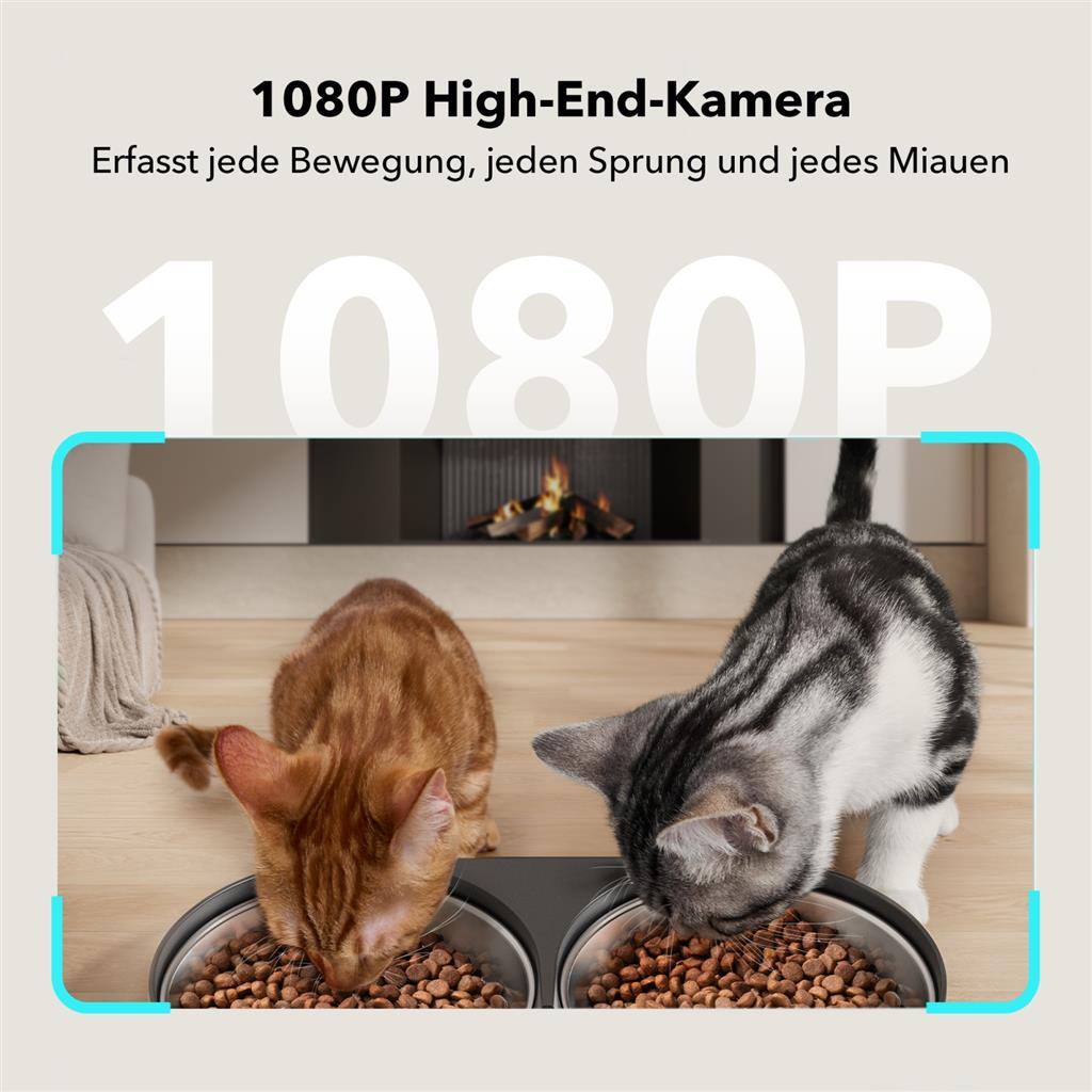 PETLIBRO GRANARY CAMERA DUAL FOOD TRAY BLACK