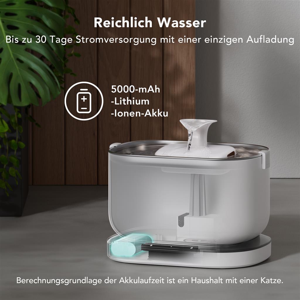 PETLIBRO DOCKSTREAM BATTERY - OPERATED WATER FOUNTAIN