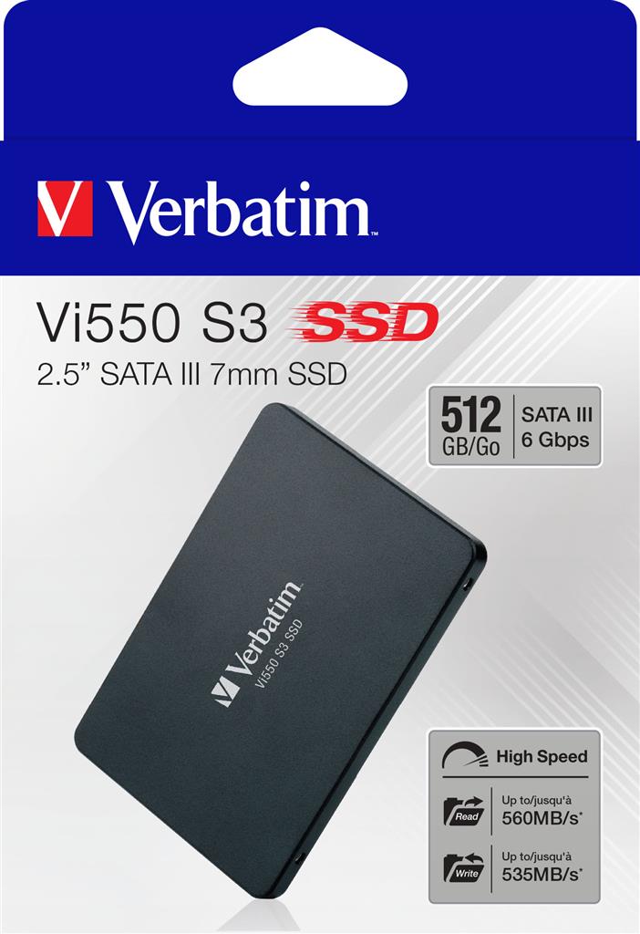Verbatim Vi550 interne SSD 512GB 2,5"