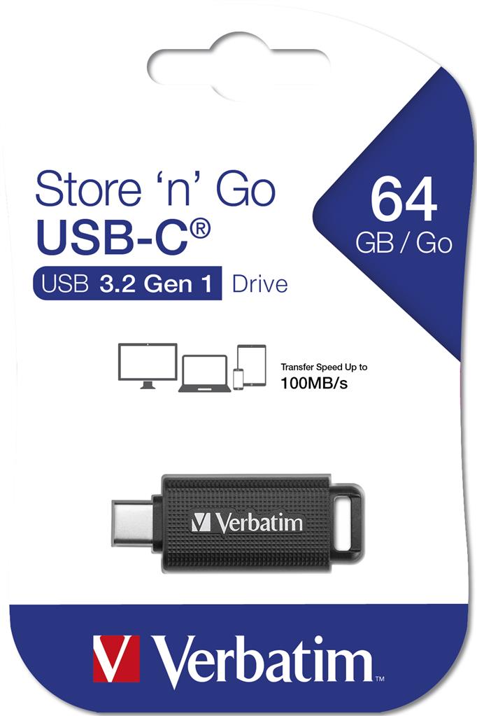 Verbatim Store 'n' Go USB-C 3.2 Gen 1 Laufwerk 64GB