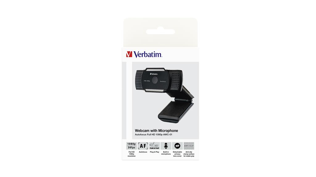Verbatim Webcam inkl. Microphone 1080p