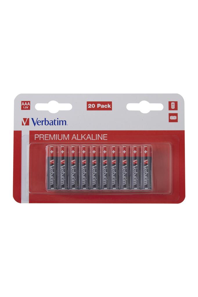 Verbatim Alkaline Batterie AAA 1x20 Hang Card