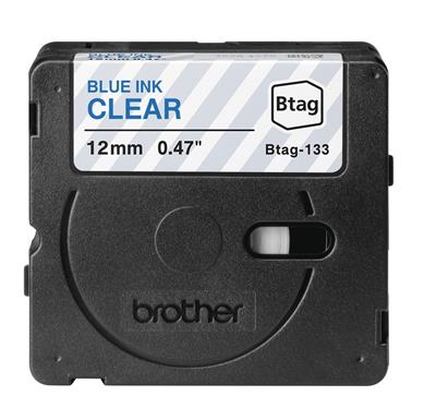 Brother P-Touch 12mm blau/transp.