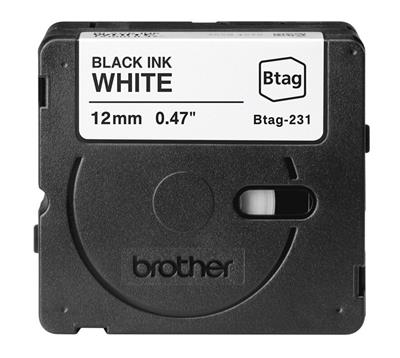 Brother P-Touch 12mm schwarz/weiß