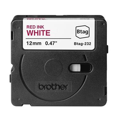 Brother P-Touch 12mm rot/weiß