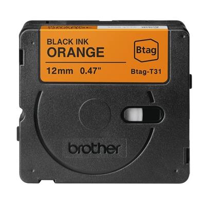 Brother P-Touch 12mm schwarz/orange