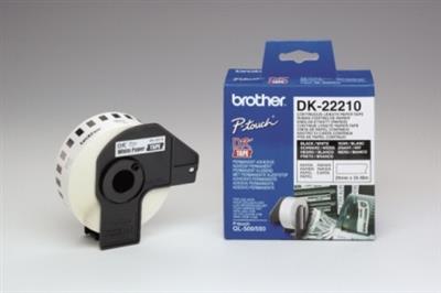 Brother Continuous Paper Tape white