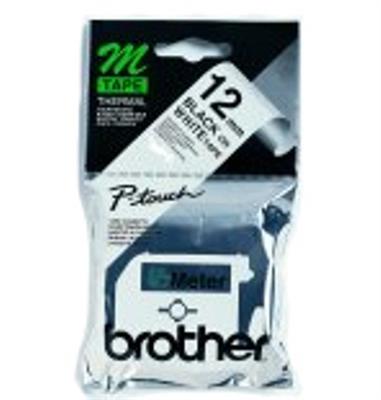 Brother P-Touch 12mm weiß/schwarz