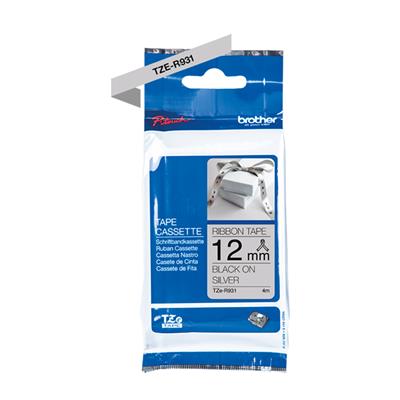 Brother P-Touch Textil-Band 12mm silber/gold