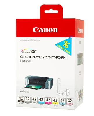 Canon Ink Multi Pack BK/C/M/Y/PC/PM/GY/LGY je13ml