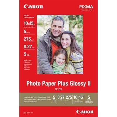 Canon Photo Paper Plus Glossy II 10x15cm 1x5