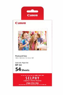 Canon Color Ink + Papierset 1x54
