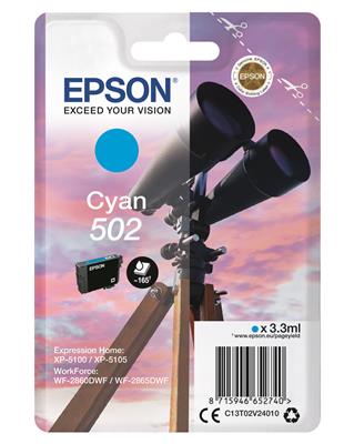 Epson Singlepack Ink Nr.502 cyan