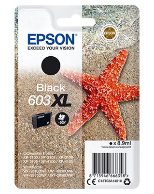 Epson Singlepack Ink Nr.603XL black T03A1