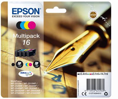 Epson DuraBrite Ultra Ink Multipack Nr.16 1x4