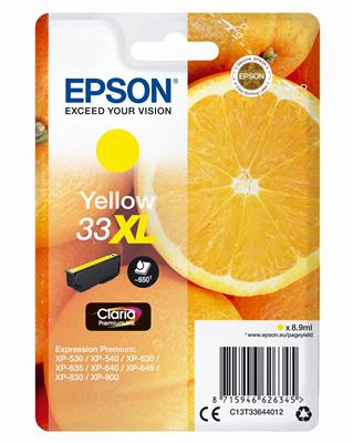 Epson Claria Premium Ink Nr.33XL yell.