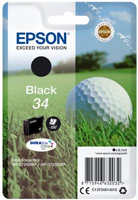 Epson DuraBrite Ultra Ink Nr.34 black
