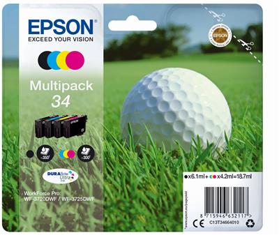 Epson DuraBrite Ultra Ink Multipack Nr.34 1x4