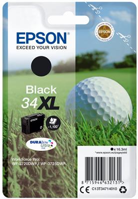 Epson DuraBrite Ultra Ink Nr.34XL black