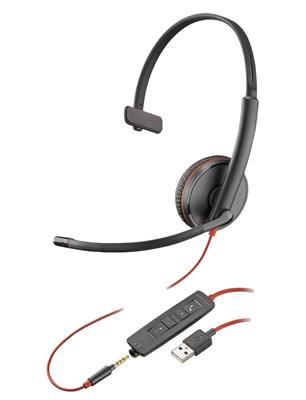 Poly BLACKWIRE C3215 Wired Headset USB-A