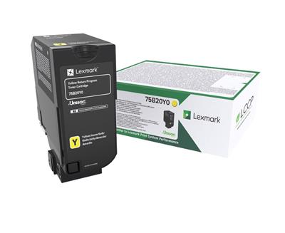 Lexmark SMB Cartridge Return CS 727/728 yell. 10K