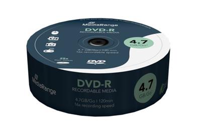 MediaRange DVD-R 4,7GB/16f Spindel 1x25