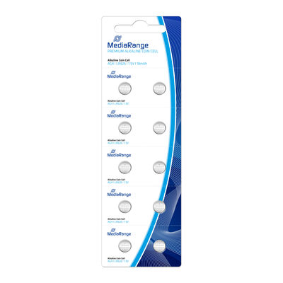MediaRange Alkaline Knopfzellen LR626/1,5V 1x10