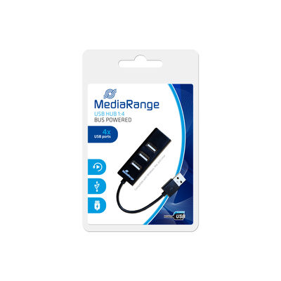 MediaRange USB 2.0 Hub/Verteiler 1:4