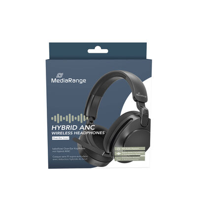 MediaRange Wireless ANC Over-Ear Headset black