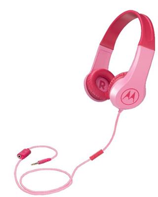 Motorola Squads 200 Kinderkopfhörer pink