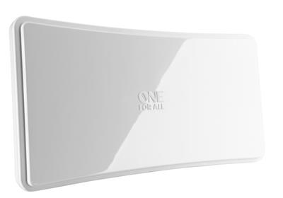 One for All DVB-T2 Curved Antenne 5G white