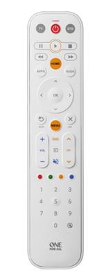 One for All EazyClean 2in1 Biomaster white