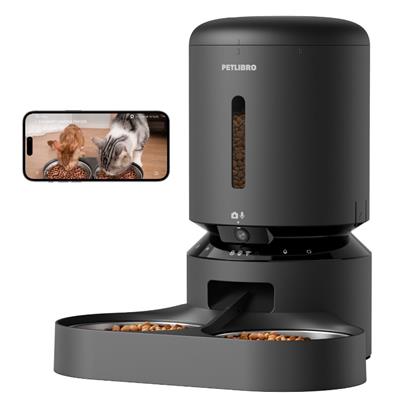 PETLIBRO GRANARY WIFI DUAL FOOD TRAY BLACK