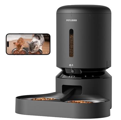 PETLIBRO GRANARY CAMERA DUAL FOOD TRAY BLACK
