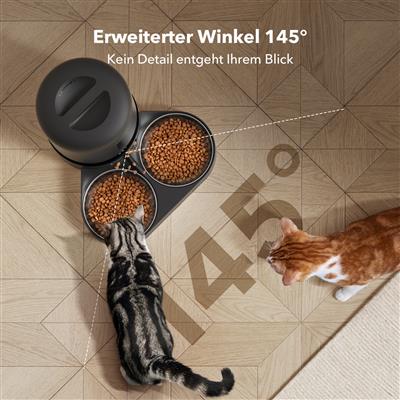 PETLIBRO GRANARY CAMERA DUAL FOOD TRAY BLACK