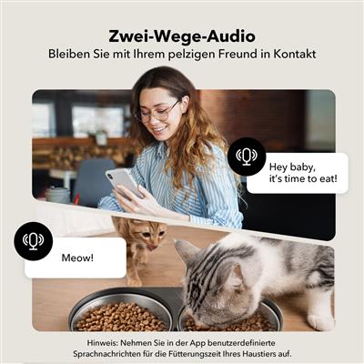 PETLIBRO GRANARY CAMERA DUAL FOOD TRAY BLACK