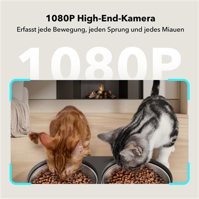 PETLIBRO GRANARY CAMERA DUAL FOOD TRAY BLACK