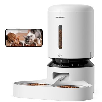 PETLIBRO GRANARY CAMERA DUAL FOOD TRAY WHITE