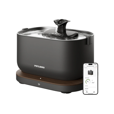 PETLIBRO DOCKSTREAM APP MONITORING WATER FOUNTAIN-BLACK (WITH EXTRA WATER PUMP)
