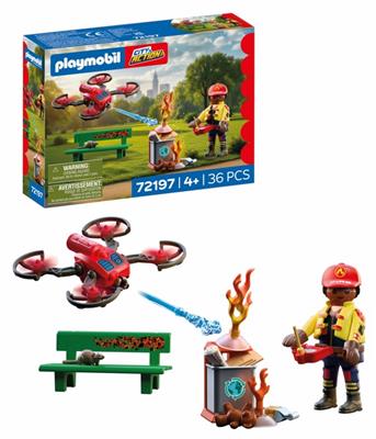 Playmobil Feuerwehr-Löschdrohne