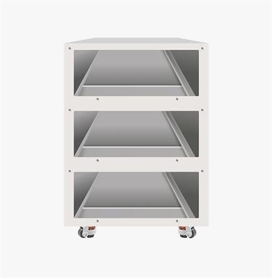 Salzstrom R2 mobiles Batteriegestell 3-lagig