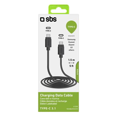 SBS Charging Data Cable Type C 3.1 1,5m