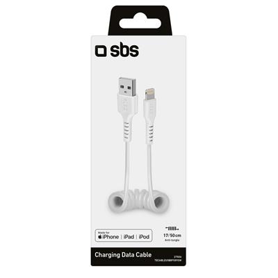 SBS Data Cable USB 2.0 to Apple Lightning C white