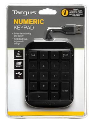 Targus Numeric Keypad USB Wired black