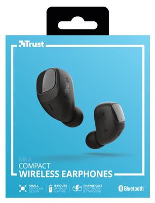 Trust NIKA COMPACT Bluetooth Earphone black