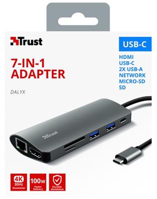 Trust DALYX 7-in-1 USB-C Adapter